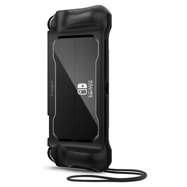 SPIGEN RUGGED ARMOR NINTENDO SWITCH OLED MATTE BLACK (ACS04020) - Image 20