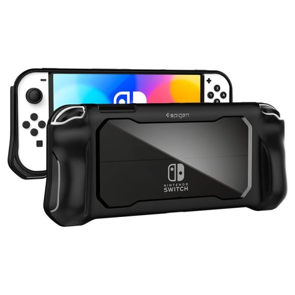 SPIGEN RUGGED ARMOR NINTENDO SWITCH OLED MATTE BLACK (ACS04020) - Image 23