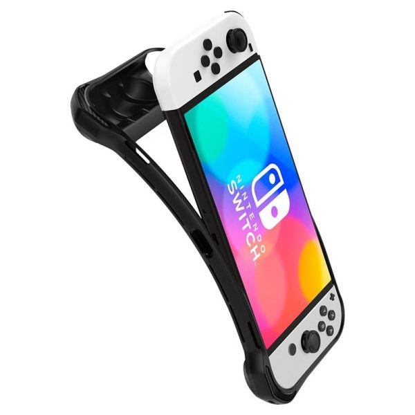 SPIGEN RUGGED ARMOR NINTENDO SWITCH OLED MATTE BLACK (ACS04020) - Image 24