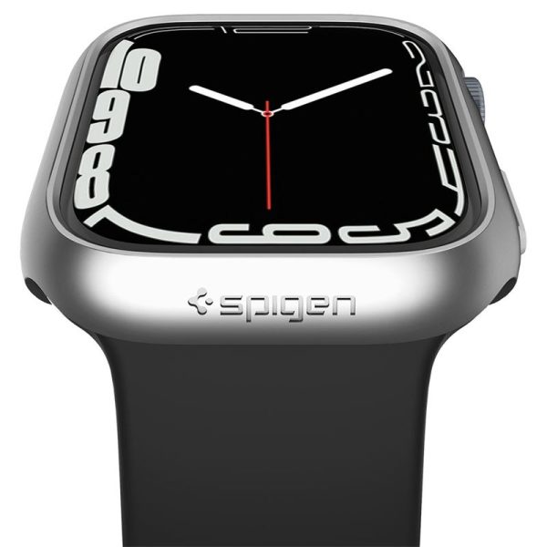 Θήκη Spigen Thin Fit Graphite-Apple Watch Series 45mm (ACS04178) - Image 9