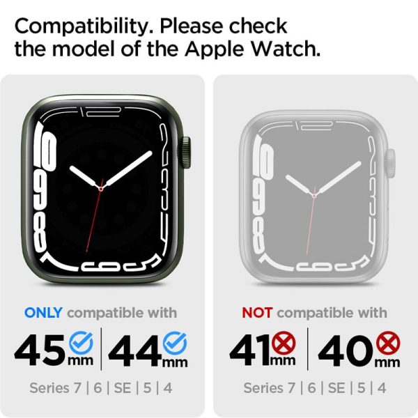 Spigen Liquid Crystal Case Crystal Clear-Apple Watch Series 44/45mm (ACS04196) - Image 10