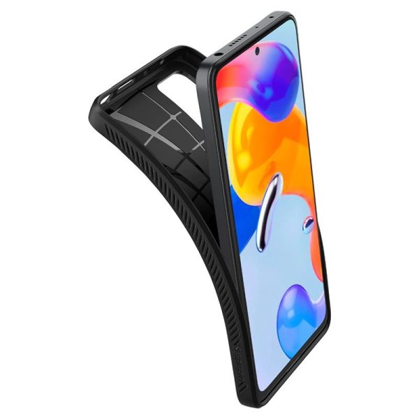 Θήκη Spigen Liquid Air Matte Black-Xiaomi Redmi Note 11 Pro 4G/5G (ACS04414) - Image 4