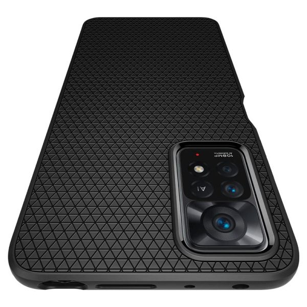 Θήκη Spigen Liquid Air Matte Black-Xiaomi Redmi Note 11 Pro 4G/5G (ACS04414) - Image 5