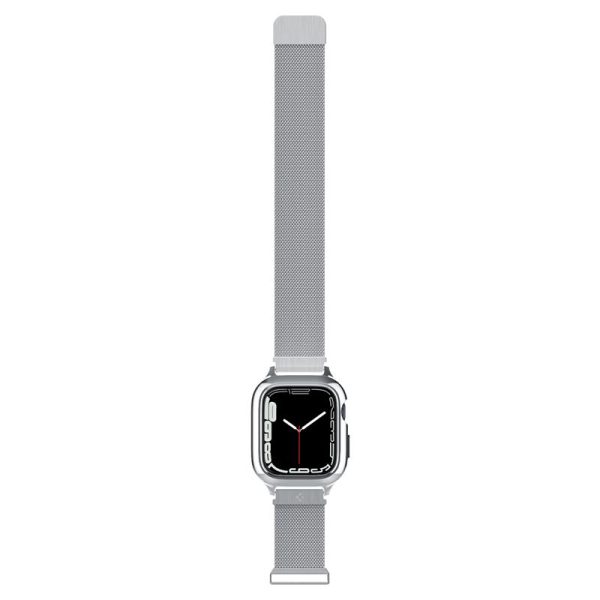 Θήκη Spigen Metal Fit Pro Silver-Apple Watch Series 44/45mm (ACS04584) - Image 17