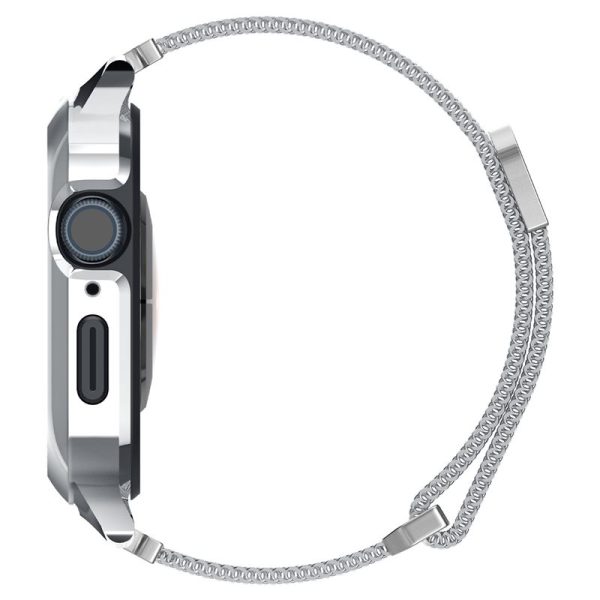 Θήκη Spigen Metal Fit Pro Silver-Apple Watch Series 44/45mm (ACS04584) - Image 18