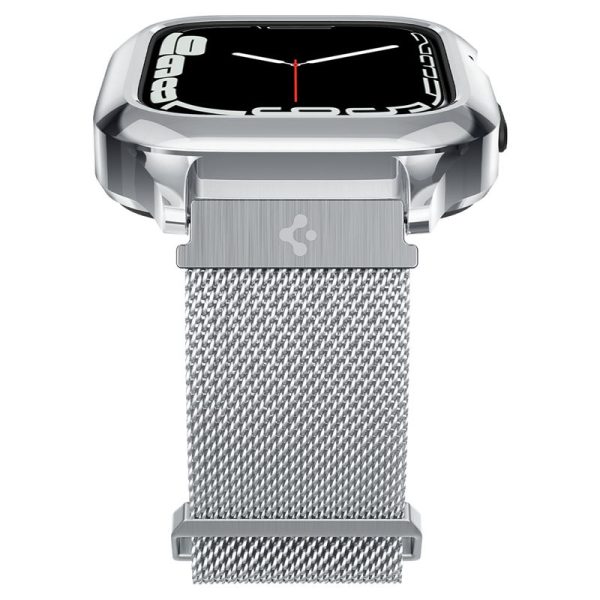 Θήκη Spigen Metal Fit Pro Silver-Apple Watch Series 44/45mm (ACS04584) - Image 19