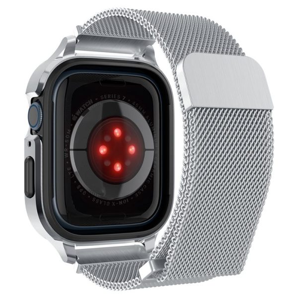 Θήκη Spigen Metal Fit Pro Silver-Apple Watch Series 44/45mm (ACS04584) - Image 20