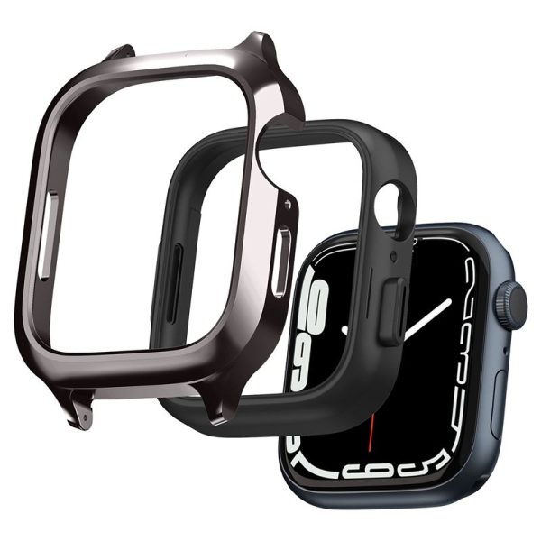 Θήκη Spigen Metal Fit Pro Graphite-Apple Watch Series 44/45mm (ACS04585) - Image 13