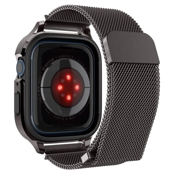 Θήκη Spigen Metal Fit Pro Graphite-Apple Watch Series 44/45mm (ACS04585) - Image 20