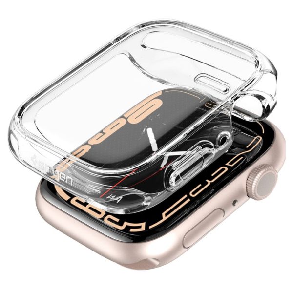 SPIGEN ULTRA HYBRID APPLE WATCH 7 / 8 / 9 (41 MM) CRYSTAL CLEAR (ACS04613) - Image 24