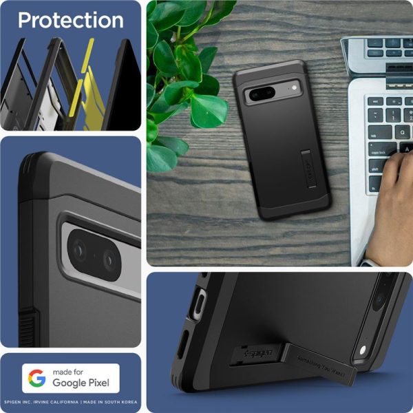 Θήκη Spigen Tough Armor Black-Google Pixel 7 (ACS04701) - Image 20