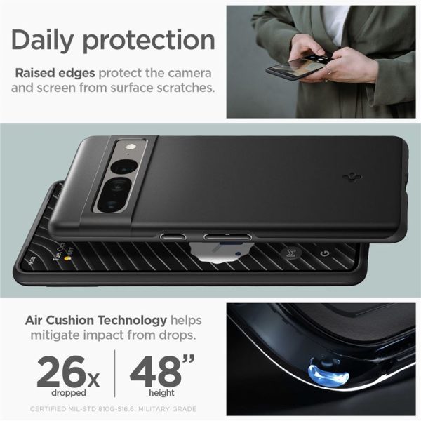 Θήκη Spigen Thin Fit Black-Google Pixel 7 Pro (ACS04733) - Image 26