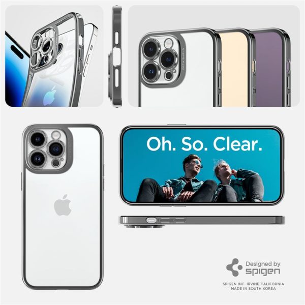 SPIGEN OPTIK CRYSTAL IPHONE 14 PRO CHROME GREY (ACS04979) - Image 19