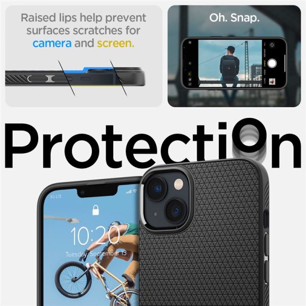 Θήκη Spigen Liquid Air Black-Apple iPhone 14 (ACS05037) - Image 36