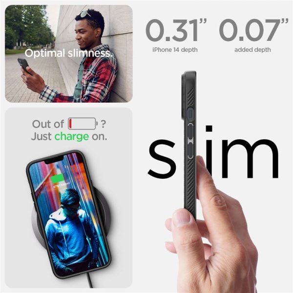 Θήκη Spigen Liquid Air Black-Apple iPhone 14 (ACS05037) - Image 37