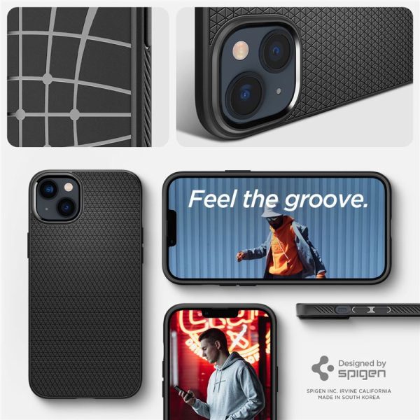 Θήκη Spigen Liquid Air Black-Apple iPhone 14 (ACS05037) - Image 38