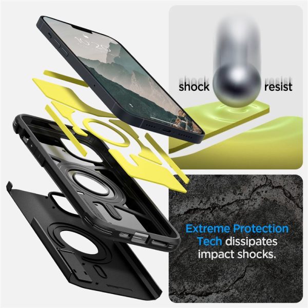 Θήκη Spigen Tough Armor Mag (MagFit) Black-Apple iPhone 14 (ACS05062) - Image 19