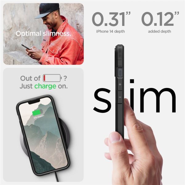 Θήκη Spigen Tough Armor Mag (MagFit) Black-Apple iPhone 14 (ACS05062) - Image 21