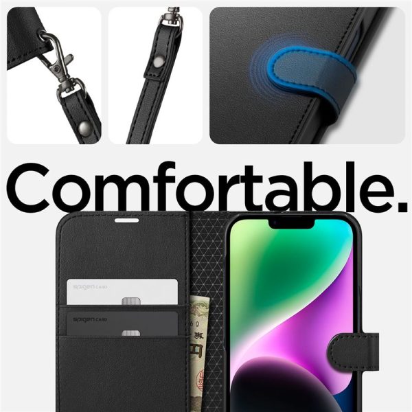 Θήκη Spigen Wallet S Classic Black-Apple iPhone 14 (ACS05421) - Image 21