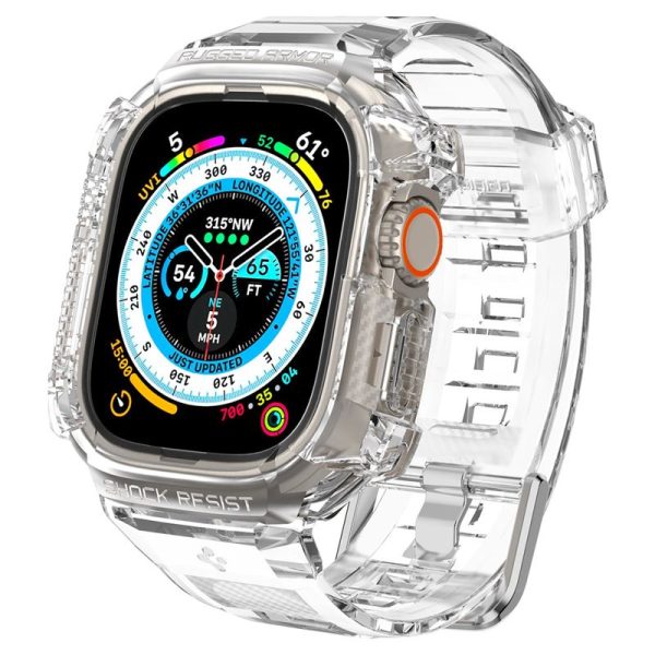 Spigen Rugged Armor Pro Crystal Clear-Apple Watch Ultra 1/2/3 49mm (ACS05461) - Image 30