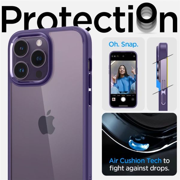 Θήκη Spigen Ultra Hybrid Deep Purple-Apple iPhone 14 Pro (ACS05577) - Image 17