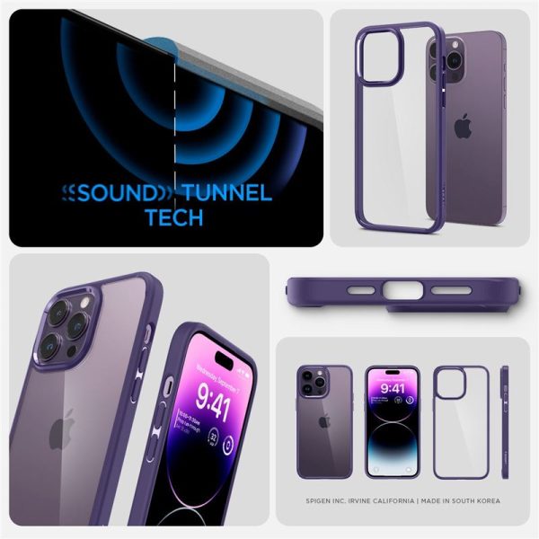 Θήκη Spigen Ultra Hybrid Deep Purple-Apple iPhone 14 Pro (ACS05577) - Image 19