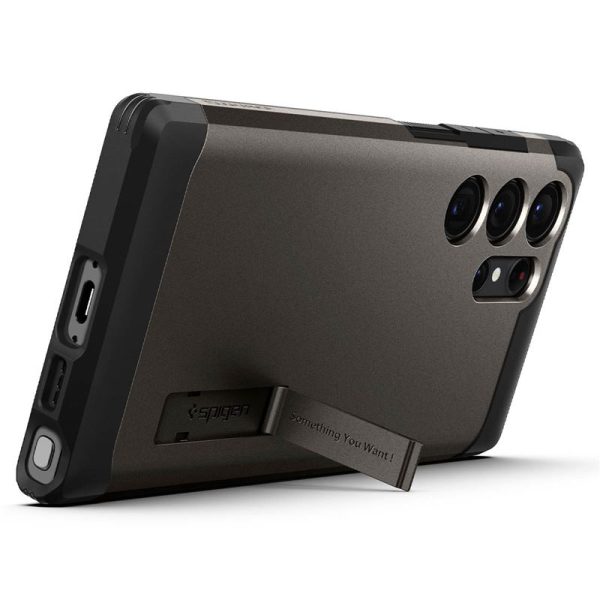 Θήκη Spigen Tough Armor Gunmetal-Samsung Galaxy S23 Ultra (ACS05624) - Image 19