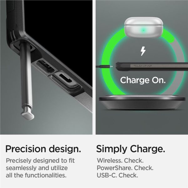 Θήκη Spigen Tough Armor Gunmetal-Samsung Galaxy S23 Ultra (ACS05624) - Image 25