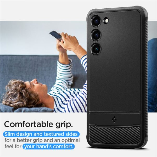 Θήκη Spigen Rugged Armor Black-Samsung Galaxy S23 (ACS05711) - Image 46