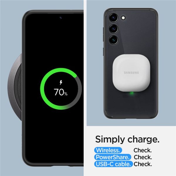 SPIGEN ULTRA HYBRID GALAXY S23 FROST BLACK (ACS05716) - Image 16