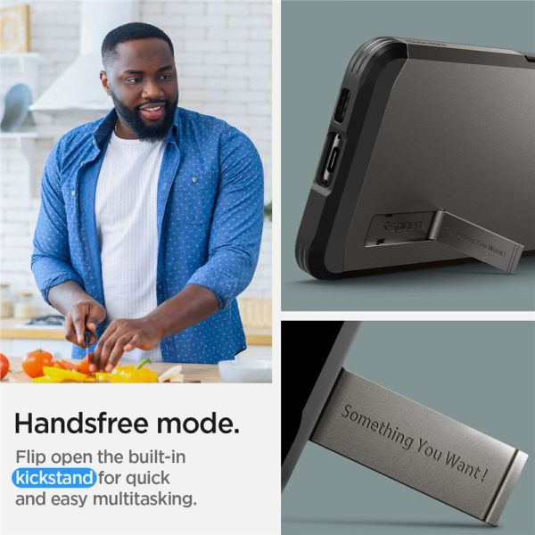Θήκη Spigen Tough Armor Gunmetal-Samsung Galaxy S23 (ACS05719) - Image 26