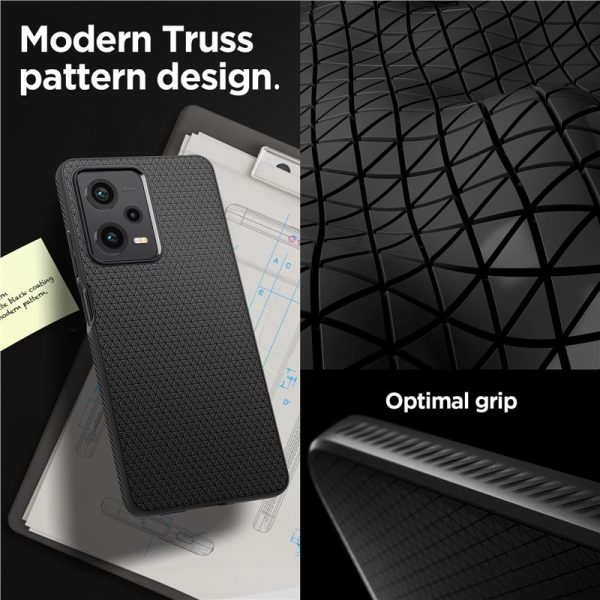 Θήκη Spigen Liquid Air Black-Xiaomi Redmi Note 12 Pro/Poco X5 Pro 5G (ACS05788) - Image 19