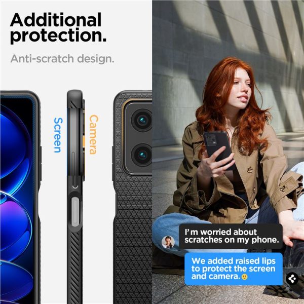 Θήκη Spigen Liquid Air Black-Xiaomi Redmi Note 12 Pro/Poco X5 Pro 5G (ACS05788) - Image 22