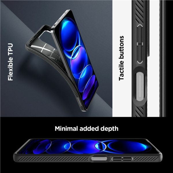 Θήκη Spigen Liquid Air Black-Xiaomi Redmi Note 12 Pro/Poco X5 Pro 5G (ACS05788) - Image 23