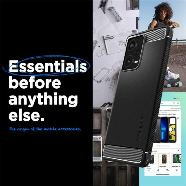 Θήκη Spigen Rugged Armor Black-Xiaomi Redmi Note 12 Pro+ Plus (ACS05789) - Image 18