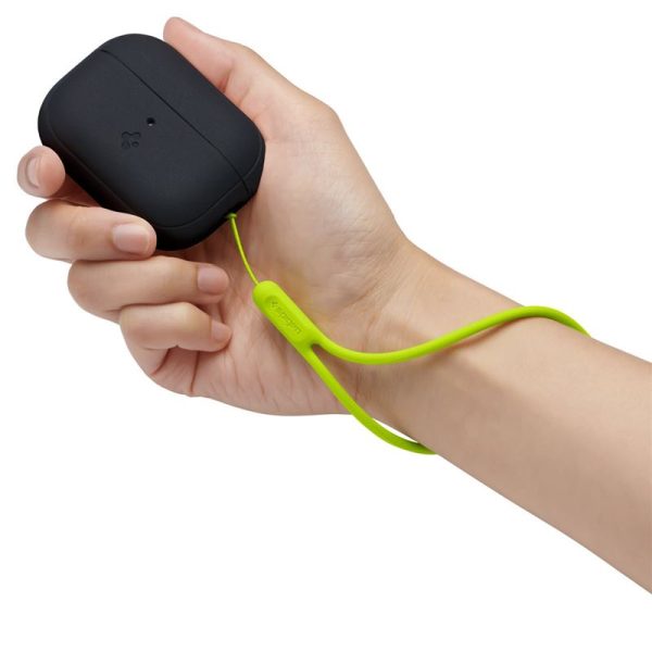 Θήκη Spigen Silicone Fit Black+Phantom Green Strap-Apple AirPods Pro 2 Gen. (ACS05810) - Image 12