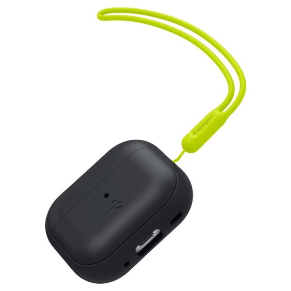 Θήκη Spigen Silicone Fit Black+Phantom Green Strap-Apple AirPods Pro 2 Gen. (ACS05810) - Image 13