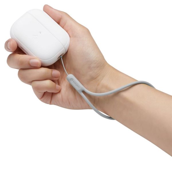 Θήκη Spigen Silicone Fit White+Grey Strap-Apple AirPods Pro 2 Gen. (ACS05811) - Image 12