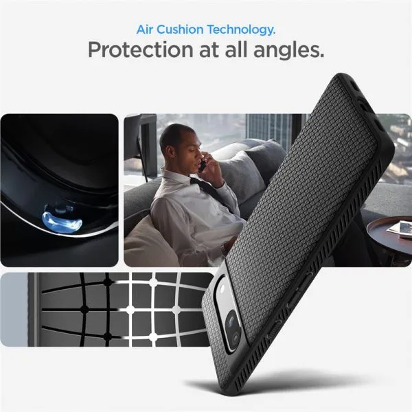 Θήκη Google Pixel 7a Spigen Liquid Air Matte Black (ACS05815) - Image 21
