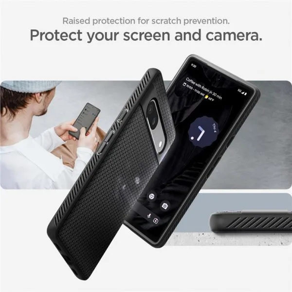Θήκη Google Pixel 7a Spigen Liquid Air Matte Black (ACS05815) - Image 22