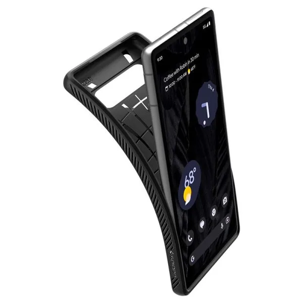 Θήκη Google Pixel 7a Spigen Liquid Air Matte Black (ACS05815) - Image 30