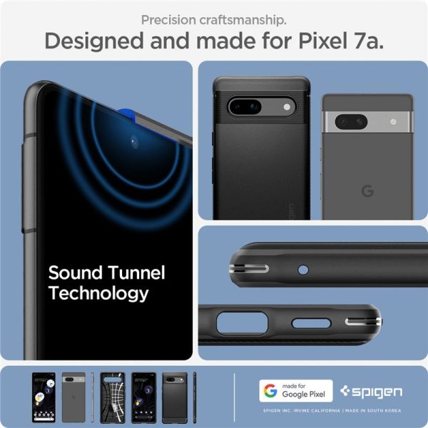 Θήκη Spigen Rugged Armor Black-Google Pixel 7a (ACS05816) - Image 26