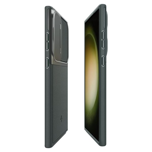 Θήκη Spigen Optik Armor Abyss Green-Samsung Galaxy S23 Ultra (ACS06081) - Image 16
