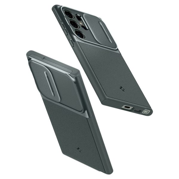 Θήκη Spigen Optik Armor Abyss Green-Samsung Galaxy S23 Ultra (ACS06081) - Image 17