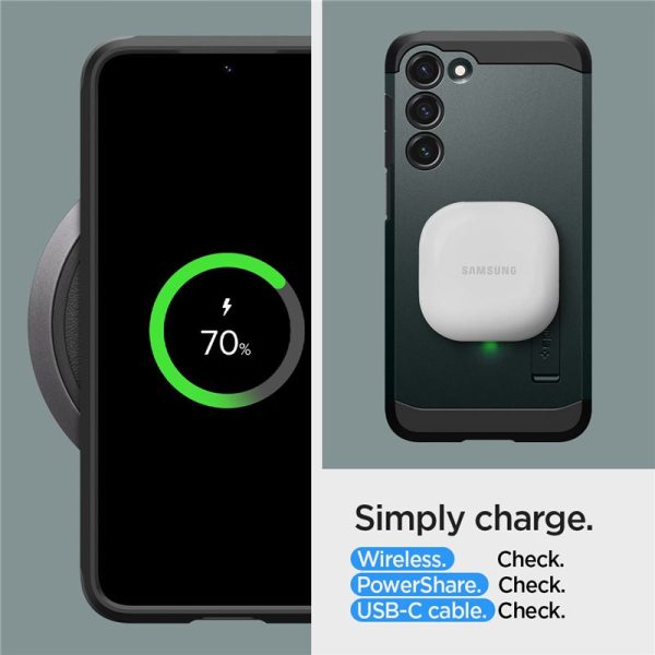Θήκη Spigen Tough Armor Abyss Green-Samsung Galaxy S23+ Plus (ACS06082) - Image 24
