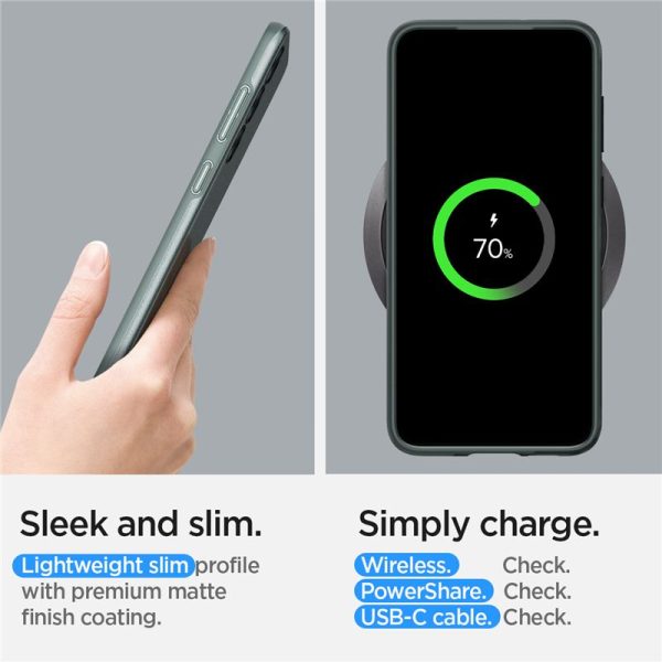 Θήκη Spigen Thin Fit Abyss Green-Samsung Galaxy S23 (ACS06084) - Image 19
