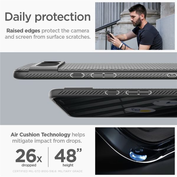 SPIGEN LIQUID AIR GOOGLE PIXEL 8 PRO MATTE BLACK (ACS06311) - Image 25