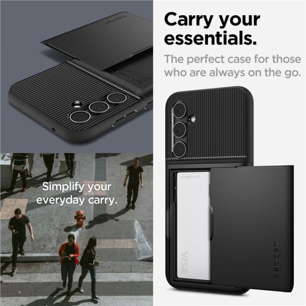 SPIGEN SLIM ARMOR CS GALAXY S23 FE BLACK (ACS06377) - Image 17
