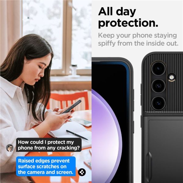 SPIGEN SLIM ARMOR CS GALAXY S23 FE BLACK (ACS06377) - Image 19