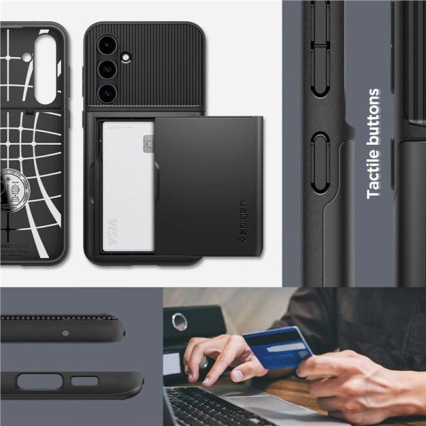 SPIGEN SLIM ARMOR CS GALAXY S23 FE BLACK (ACS06377) - Image 20